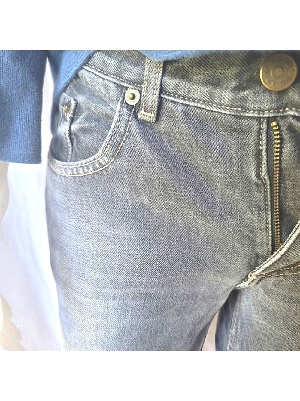 Vintage Marc Jacobs Women's Gray Denim Jeans Size 2
